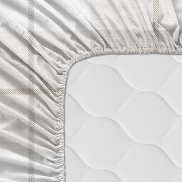 Drap housse HappyFriday HAPPYFRIDAY Multicouleur Lit 2 persones 28 x 2