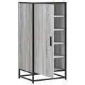 Étagère à chaussures sonoma gris 48x38x97,5 cm bois ingénierie