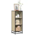 Bibliothèque chêne sonoma 40x35x107,5 cm bois d'ingénierie