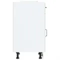 Armoire de cuisine Kalmar blanc brillant bois ingénierie