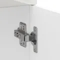 Armoire de cuisine Kalmar blanc brillant bois ingénierie