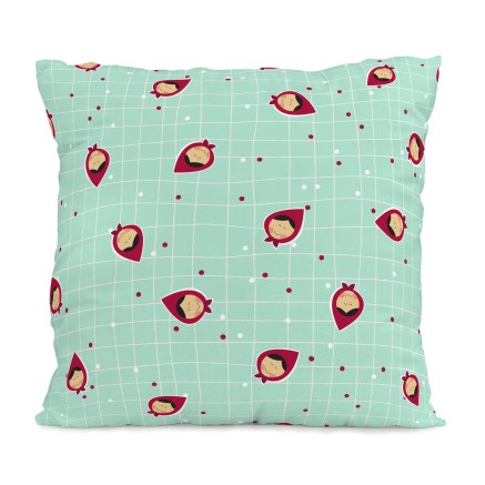 Taie d'oreiller HappyFriday Mr Fox Grandma Notebook Multicouleur 80 x