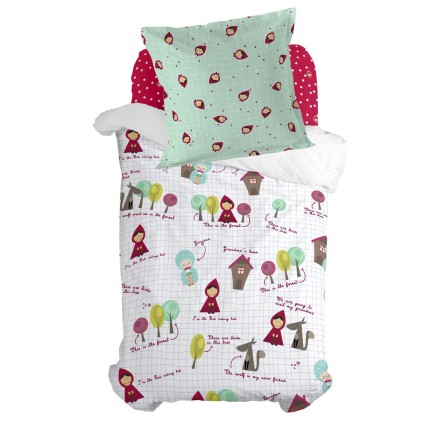 Kissenbezug HappyFriday Mr Fox Grandma Notebook Bunt 80 x 80 cm 2