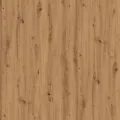 Table basse chêne artisanal 55,5x55,5x40 cm bois d'ingénierie