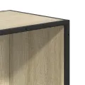 Bibliothèque chêne sonoma 40x35x76 cm bois d'ingénierie
