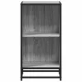 Bibliothèque sonoma gris 40x35x76 cm bois d'ingénierie