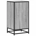 Bibliothèque sonoma gris 40x35x76 cm bois d'ingénierie