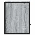 Tables de chevet murales 2 pcs sonoma gris 40x31x39,5 cm