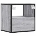 Tables de chevet murales 2 pcs sonoma gris 40x31x39,5 cm