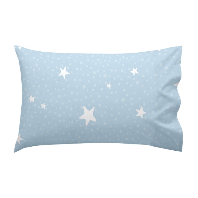 Set di Lenzuola HappyFriday Basic Kids Little star Azzurro Culla Neona