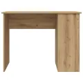 Bureau chêne artisanal 100x55x75 cm bois d'ingénierie