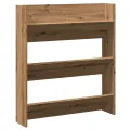 Armoire à chaussures murale chêne artisanal bois d'ingénierie