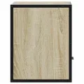 Table de chevet murale chêne sonoma 40x31x39,5 cm
