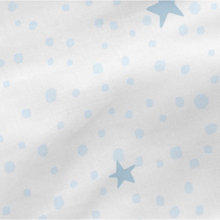 Cuscino HappyFriday Basic Azzurro Stelle 60 x 40 cm 2