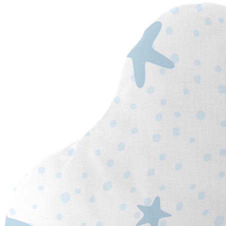 Kussen HappyFriday Basic Blauw Sterren 60 x 40 cm