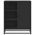 Buffet noir 62x35x76 cm bois d'ingénierie