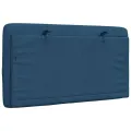 Coussin de tête de lit bleu 90 cm tissu