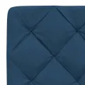 Coussin de tête de lit bleu 90 cm tissu