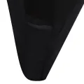 Housse de chaise extensible 100 pcs Noir