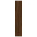 Étagère murale Chêne marron 90x16x78 cm Bois d’ingénierie