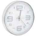 Horloge murale 30 cm Argenté