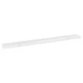 Étagères murales 4 pcs Blanc brillant 80x9x3 cm