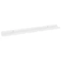 Étagères murales 4 pcs Blanc brillant 80x9x3 cm