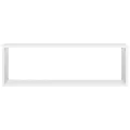 Étagères cube murales 2pcs Blanc 80x15x26,5cm bois d'ingénierie