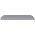 Étagères murales flottantes 2 pcs gris 80x23,5x3,8 cm MDF