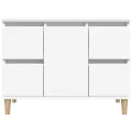 Meuble d'évier blanc 80x33x60 cm bois d'ingénierie