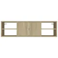 Étagère murale Chêne sonoma 102x30x29 cm Bois d’ingénierie