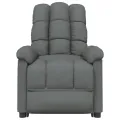 Fauteuil de massage Gris foncé Tissu