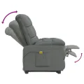 Fauteuil de massage Gris foncé Tissu