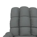 Fauteuil de massage Gris foncé Tissu