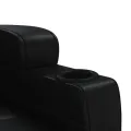 Fauteuil inclinable Noir Similicuir