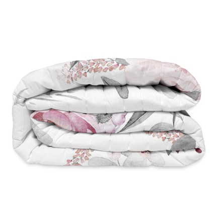 Steppdecke HappyFriday HF Delicate bouquet Bunt 270 x 260 cm 2