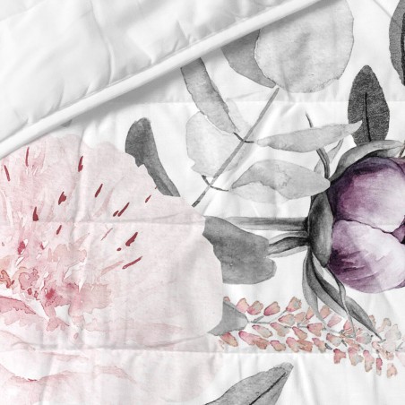 Trapunta HappyFriday HF Delicate bouquet Multicolore 270 x 260 cm