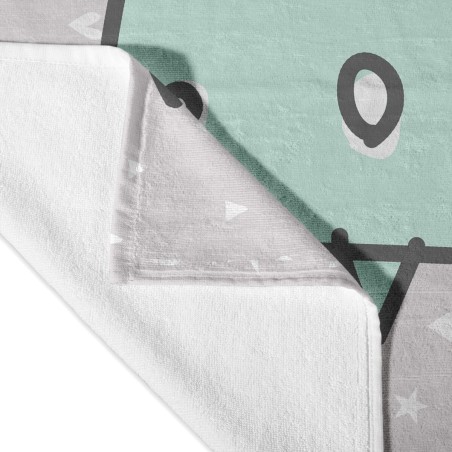 Serviette de toilette HappyFriday Moshi Moshi Best Buddies Multicouleu