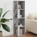 Armoire d'angle Sonoma gris 33x33x132 cm Bois d'ingénierie