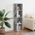 Armoire d'angle Sonoma gris 33x33x132 cm Bois d'ingénierie