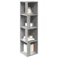 Armoire d'angle Sonoma gris 33x33x132 cm Bois d'ingénierie