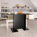Table de salle à manger Noir 110 x 60 x 75 cm Aggloméré