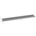 Étagères murales 4 pcs Gris 80x9x3 cm