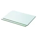 Panneaux d'étagère 2 pcs Verre Transparent 30 x 15 cm