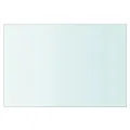 Panneaux d'étagère 2 pcs Verre Transparent 30 x 15 cm