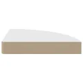 Étagères d'angle flottantes 4 pcs blanc 25x25x3,8 cm MDF