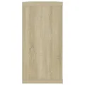 Étagères cube murales 2 pcs chêne sonoma bois d'ingénierie
