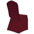 Housses élastiques de chaise Bordeaux 24 pcs
