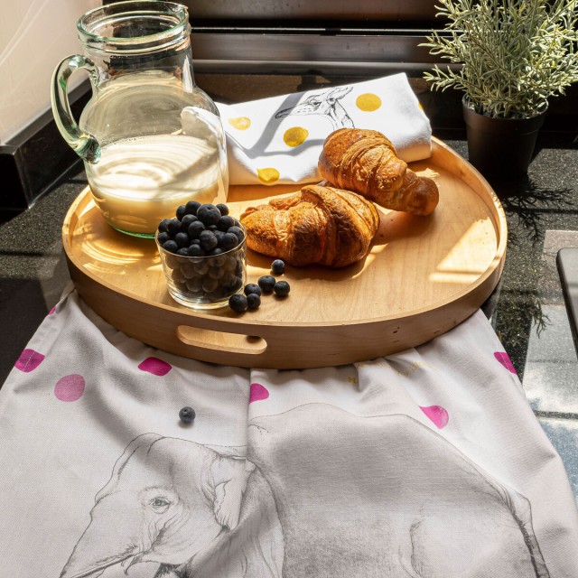 Tissu de cuisine HappyFriday Savanna Multicouleur 70 x 50 cm (2 Unité