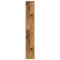 Bibliothèque vieux bois 157x24x160 cm bois d'ingénierie